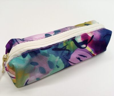 Cartuchera florecer cubo - Flor púrpura